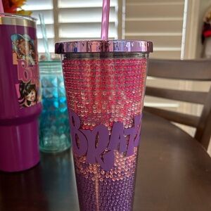 Bratz Pink and Purple Rhinestone Tumbler